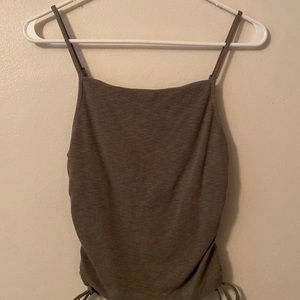 Olive green tank top - Small